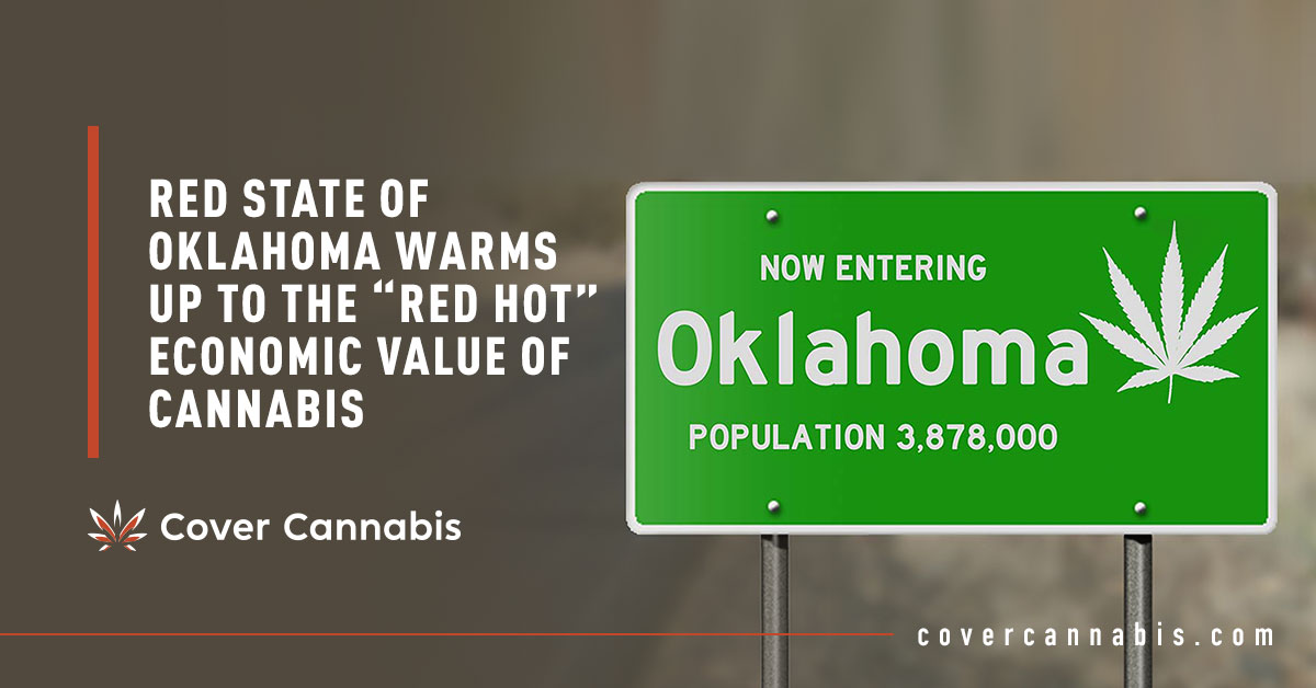 Oklahoma Road Sign - Banner Image for Red State of Oklahoma Warms Up to the “Red Hot” Economic Value of Cannabis Blog