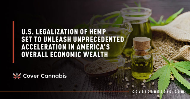 Hemp Seeds and Oil - Banner Image for U.S. Legalization of Hemp Set to Unleash Unprecedented Acceleration in America’s Overall Economic Wealth Blog